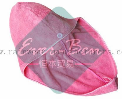Hair Face Towels 017 pink microfiber fast drying towel hair towel supplier